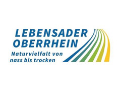 Logo "Lebensader Oberrhein – Naturvielfalt von nass bis trocken" | © Lebensader Oberrhein – Naturvielfalt von nass bis trocken