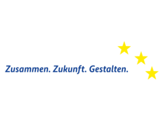 Logo "Zusammen. Zukunft. Gestalten" | © EU