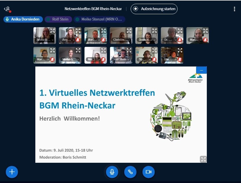 1. virtuelles BGM-Netzwerktreffen