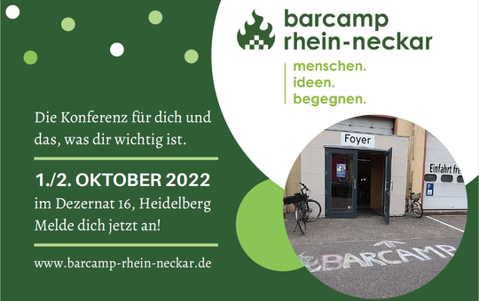 Flyer Ausschnitt Barcamp 2022 | © BRN