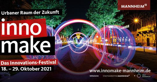 Header des Festivals innomake!2021  | © Stadtmarketing Mannheim GmbH