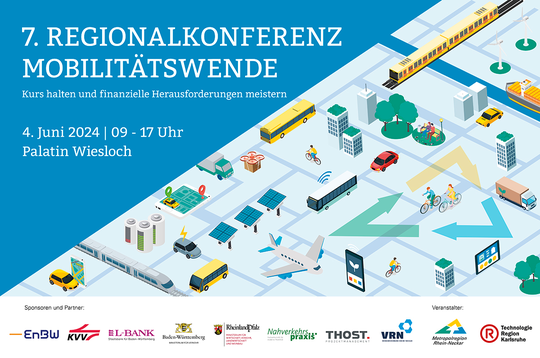 Keyvisual der 7. Regionalkonferenz Mobilitätswende | © MRN GmbH