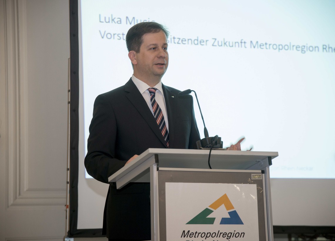 Vorstandsvorsitzender ZMRN e.V. Luka Mucic | © VRRN / Schwerdt