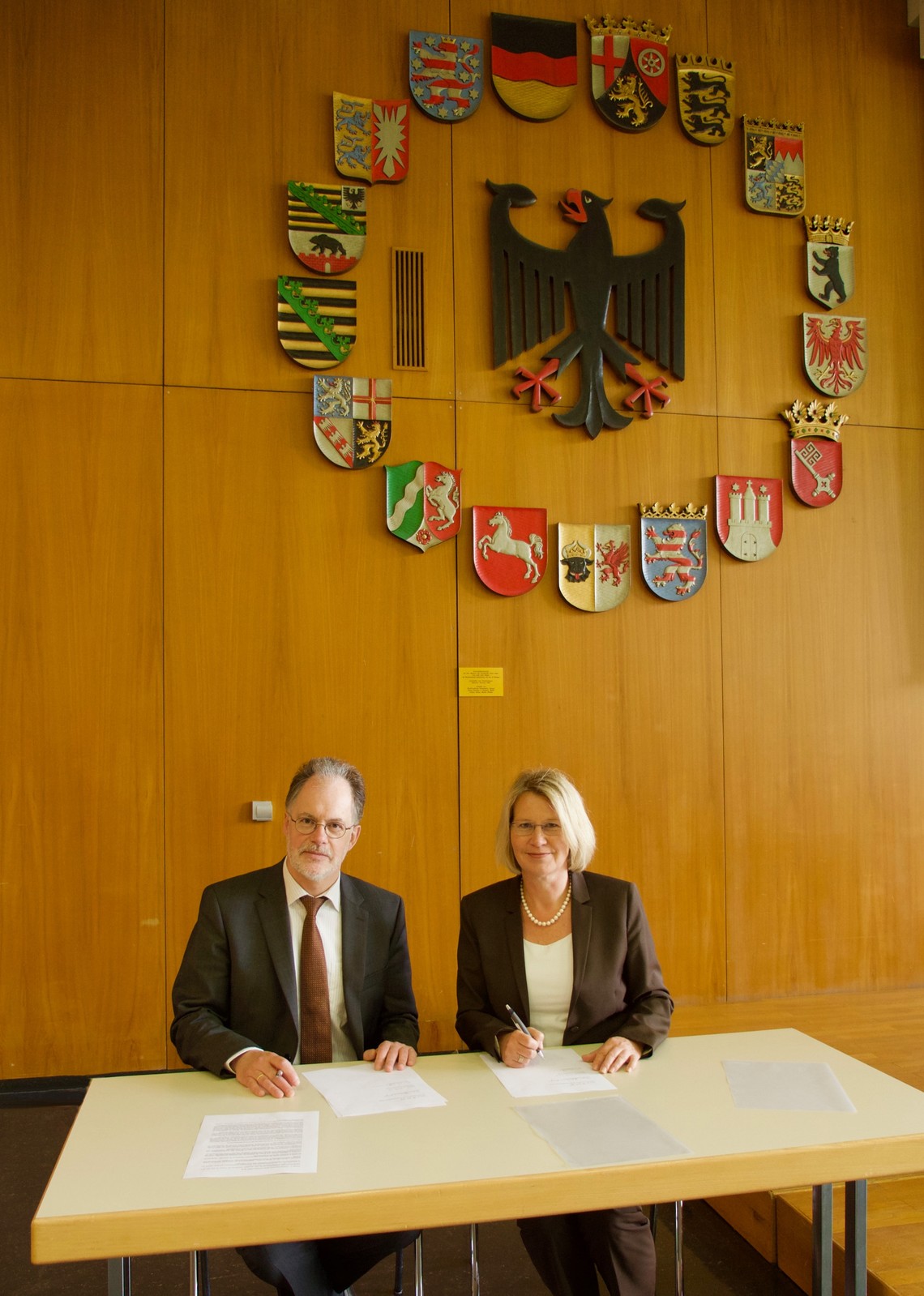 Unterzeichnung der Kooperationsvereinbarung zwischen Universität Speyer und Metropolregion Rhein-Neckar | © DUV Speyer / Lutz Berger