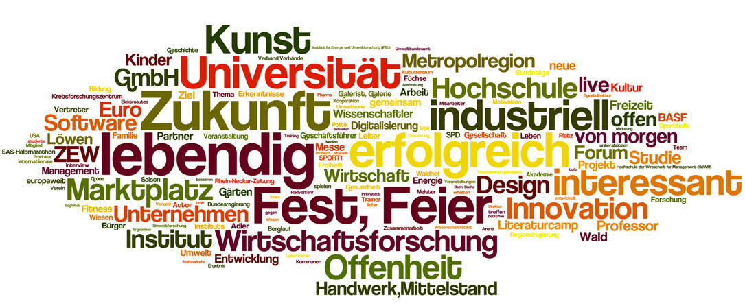 „Super Cloud“: Die Wahrnehmung der Metropolregion Rhein-Neckar  | © Markenevaluation des ISK – Institut für Strategie und Kommunikation GmbH, Frankfurt