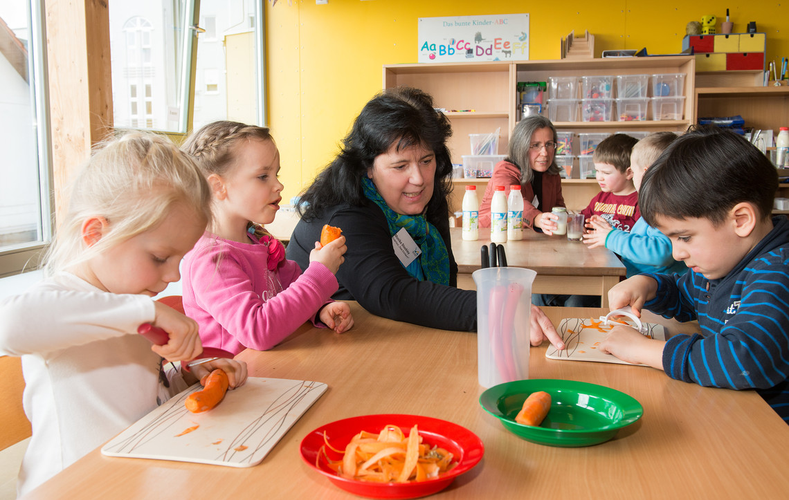 Das Kita-Projekt „Abenteuer Essen“ fördert das Ernährungsbewusstsein von klein auf | © MRN GmbH/Schwerdt