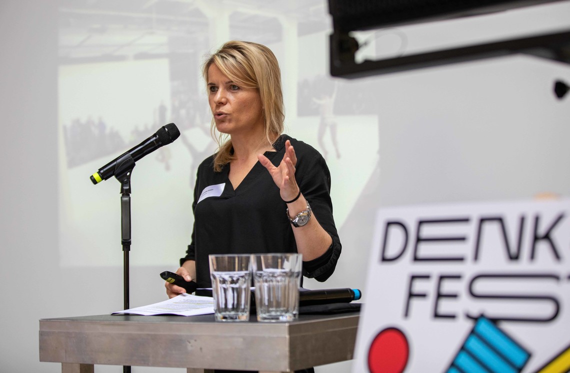 Denkfest 2019 - Keynote-Gastreferentin Dominika Szope (ZKM Karlsruhe) | © MRN GmbH/Arthur Bauer