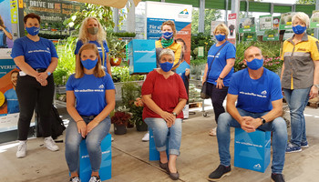 Das Unternehmen Hornbach unterstützt die Schaffer beim Freiwilligentag Rhein-Neckar mit Einkaufsgutscheinen im Wert von 20.000 Euro | © MRN GmbH Das Unternehmen Hornbach unterstützt die Schaffer beim Freiwilligentag Rhein-Neckar mit Einkaufsgutscheinen im Wert von 20.000 Euro | © MRN GmbH