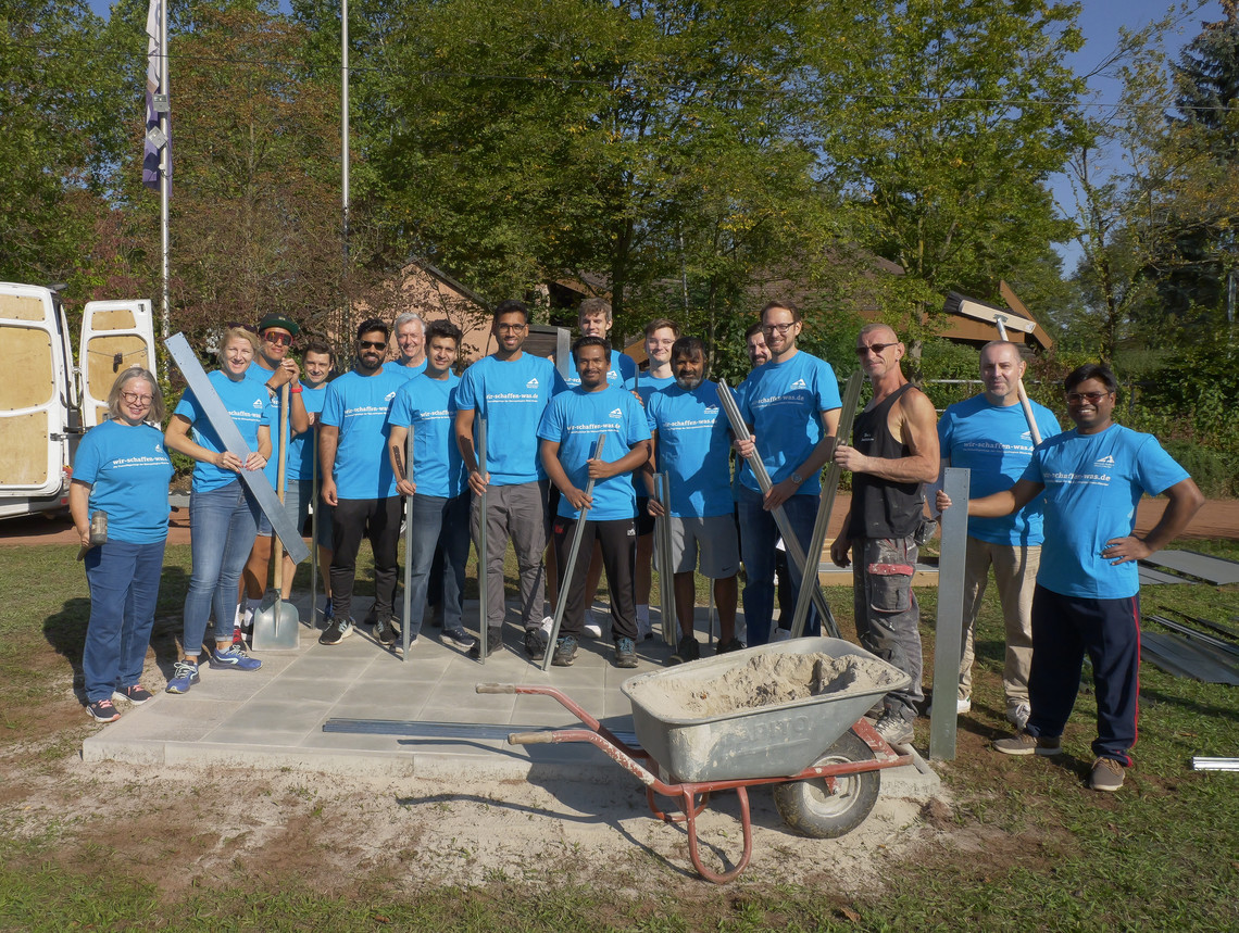 Wir schaffen was 2024: Projekt in Schwetzingen mit Helfern der SAP | © ZMRN e.V.