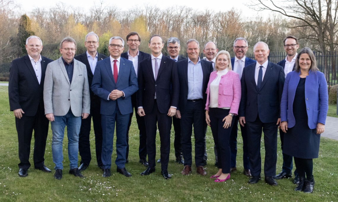 Der ZMRN-Vorstand bei der Mitgliederversammlung 2025 in St. Leon-Rot | © ZMRN e.V./Thomas Bär