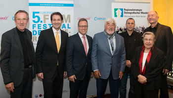 Eröffnung des 5. Filmfestival der Generationen im Jahr 2014 mit Mario Adorf | © VRRN / Tobias Schwerdt Eröffnung des 5. Filmfestival der Generationen im Jahr 2014 mit Mario Adorf | © VRRN / Tobias Schwerdt