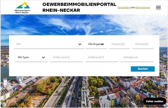 Gewerbeimmobilienportal | © MRN GmbH