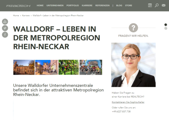 Screenshot Website Realtech | © Realtech